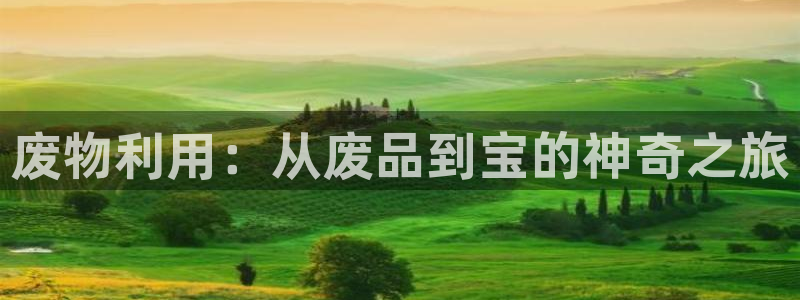 凯捷体育招商电话号码是多少：废物利用：从废品到宝的神